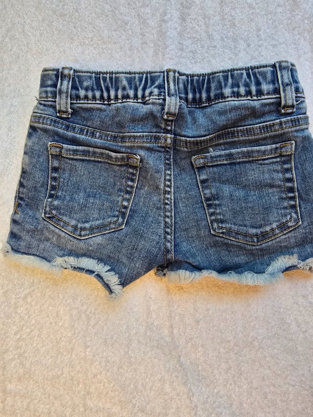 Cat & Jack Girl's Summer Shorts Bundle - 3 Pairs of Jean Shorts and 1 Pull-On - Picture 3 of 13